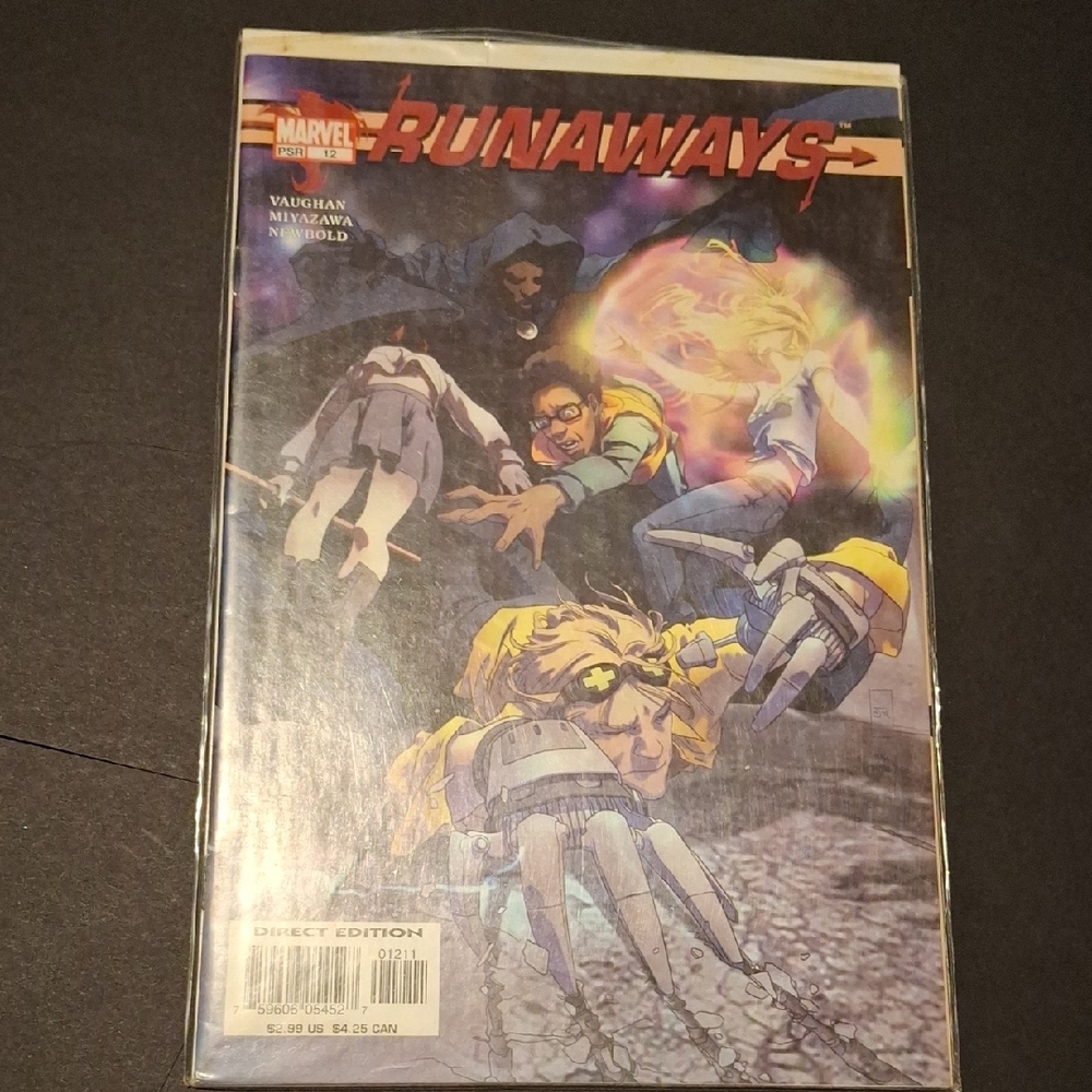 Marvel Runaways Comic Book with Vibrant Colors